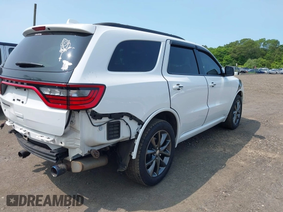 2018 Dodge Durango GT z VIN 1C4RDJDG3JC329932, wystawiony jako IAAI lot #42376453 z przebiegiem 77 546 mil mil oraz . Historia ofert i sprzedaży dostępna na DreamBid. Obrazek 4.