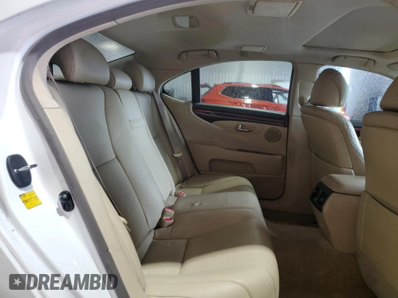 2009 Lexus LS 460 with VIN JTHCL46F695002017, listed as a Copart auction lot 50316845 with 155,715 mi miles and Salvage Title. Bid and sale history available at DreamBid. Image 10.