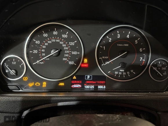 2014 BMW 4 Series 428i xDrive with VIN WBA3N5C56EF716258, listed as a Copart auction lot 52916185 with 106,512 mi miles and Salvage Title. Bid and sale history available at DreamBid. Image 8.