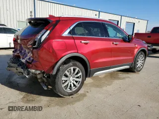 2020 Cadillac XT4 FWD Premium Luxury with VIN 1GYFZCR49LF085682, listed as a Copart auction lot 47274325 with 52,834 mi miles and Salvage Title. Bid and sale history available at carsss.com. Image 3.