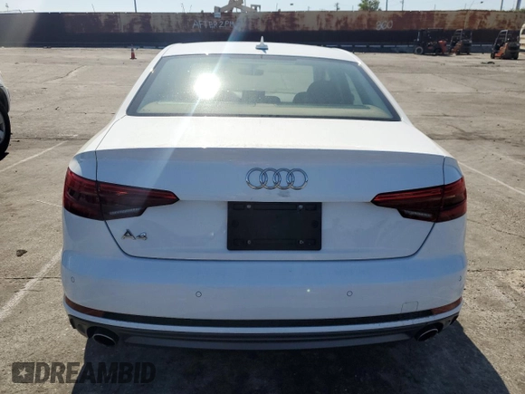 2017 Audi A4 Premium Plus with VIN WAULNAF47HN022894, listed as a Copart auction lot 46657725 with 136,691 mi miles and Salvage Title. Bid and sale history available at carsss.com. Image 6.