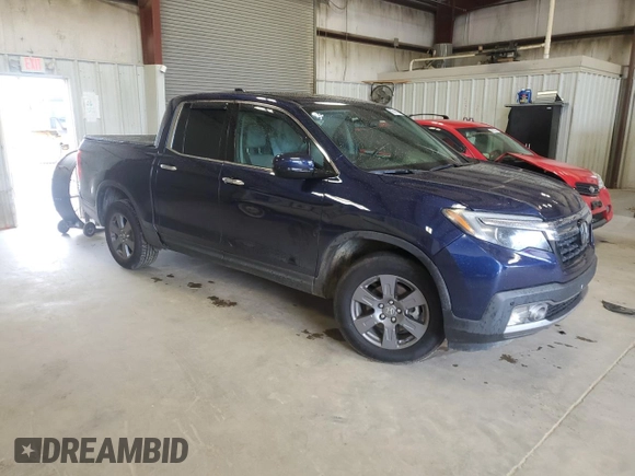 2020 Honda Ridgeline RTL-E with VIN 5FPYK3F71LB016725, listed as a Copart auction lot 60541485 with 66,840 mi miles and Salvage title. Bid and sale history available at DreamBid. Image 4.