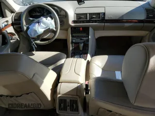 1999 Mercedes-Benz S-Class with VIN WDBGA43G3XA423749, listed as a Copart auction lot 56923464 with 0 mi miles and Salvage Title. Bid and sale history available at carsss.com. Image 8.