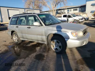 2001 Subaru Forester S w/Premium Pkg with VIN JF1SF65681H759804, listed as a Copart auction lot 46639995 with 178,529 mi miles and Salvage Title. Bid and sale history available at carsss.com. Image 4.