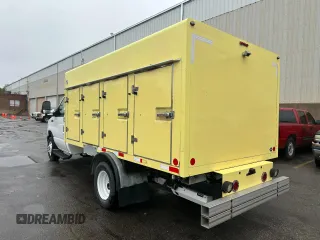 2019 Ford Econoline Commercial with VIN 1FDXE4FS8KDC19330, listed as a Copart auction lot 52434565 with 70,126 mi miles and Clean Title. Bid and sale history available at carsss.com. Image 3.