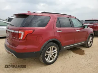 2016 Ford Explorer Limited with VIN 1FM5K7F87GGB41683, listed as a Copart auction lot 52036405 with 95,414 mi miles and Clean Title. Bid and sale history available at DreamBid. Image 3.