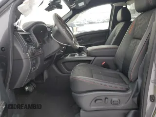 2024 Nissan Titan Pro-4X with VIN 1N6AA1ED1RN115335, listed as a Copart auction lot 42597585 with 5,381 mi miles and Salvage title. Bid and sale history available at DreamBid. Image 7.