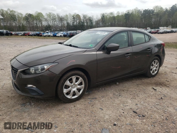 2016 Mazda 3 i Sport with VIN 3MZBM1T70GM274573, listed as a Copart auction lot 51748125 with 146,936 mi miles and Clean Title. Bid and sale history available at carsss.com. Image 1.