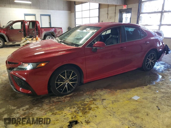 2023 Toyota Camry SE with VIN 4T1G11AK3PU078529, listed as a Copart auction lot 45859675 with 75,230 mi miles and Salvage Title. Bid and sale history available at DreamBid. Image 1.