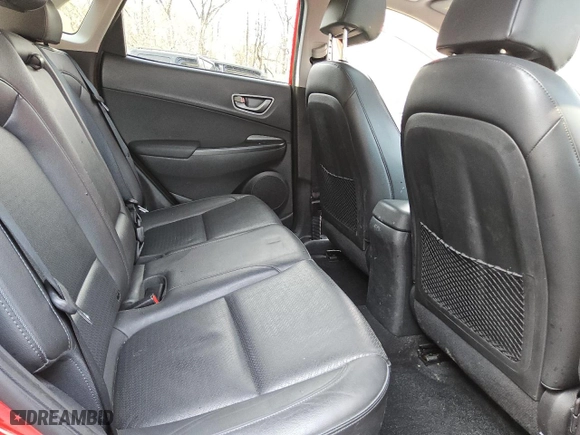 2021 Hyundai Kona Electric Ultimate with VIN KM8K53AG2MU131884, listed as a Copart auction lot 47848645 with 62,721 mi miles and Clean Title. Bid and sale history available at carsss.com. Image 10.