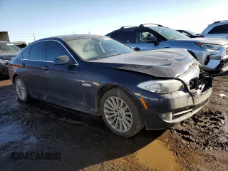 2013 BMW 5 Series 535i xDrive with VIN WBAFU7C57DDU76854, listed as a Copart auction lot 43325245 with 124,000 mi miles and Salvage Title. Bid and sale history available at carsss.com. Image 4.