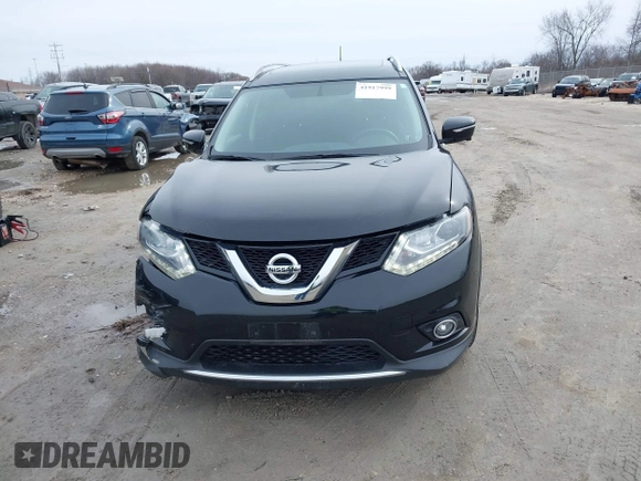 2015 Nissan Rogue SL with VIN 5N1AT2MV2FC868033, listed as a IAAI auction lot 41917999 with 99,547 mi miles. Bid and sale history available at carsss.com. Image 12.