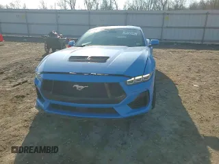 2024 Ford Mustang GT with VIN 1FA6P8CF6R5403295, listed as a Copart auction lot 46750145 with 12,161 mi miles and Salvage title. Bid and sale history available at DreamBid. Image 16.