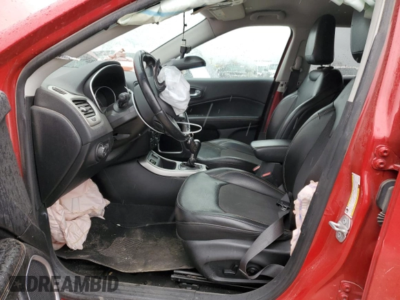 2018 Jeep Compass Latitude with VIN 3C4NJCBB8JT240940, listed as a Copart auction lot 49711225 with 133,449 mi miles and Salvage Title. Bid and sale history available at carsss.com. Image 7.