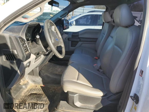 2018 Ford F-150 XL with VIN 1FTMF1C5XJKE40780, listed as a Copart auction lot 74917504 with Not provided miles and Salvage title. Bid and sale history available at DreamBid. Image 7.