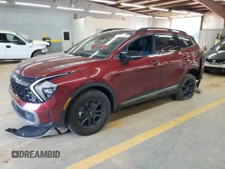 2023 Kia Sportage X-Pro z VIN 5XYK7CAF6PG137375, wystawiony jako Copart lot #57382485 z przebiegiem 27 244 mil mil oraz Szkoda całkowita • Salvage title. Historia ofert i sprzedaży dostępna na DreamBid. Obrazek 1.