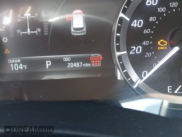 2024 Toyota Highlander LE with VIN 5TDKDRBH7RS540914, listed as a IAAI auction lot 42552324 with 20,487 mi miles and . Bid and sale history available at DreamBid. Image 16.