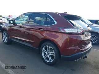 2015 Ford Edge Titanium with VIN 2FMTK4K8XFBB08680, listed as a IAAI auction lot 42066393 with 106,287 mi miles. Bid and sale history available at carsss.com. Image 3.