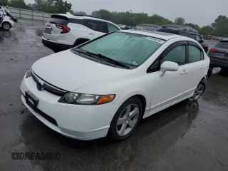 2008 Honda Civic EX-L z VIN 2HGFA16908H507606, wystawiony jako Copart lot #58039555 z przebiegiem 101 758 mil mil oraz Szkoda całkowita • Salvage title. Historia ofert i sprzedaży dostępna na DreamBid. Obrazek 1.
