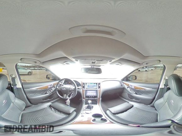 2014 Infiniti Q50 Hybrid Sport with VIN JN1AV7AP5EM690955, listed as a Copart auction lot 85952704 with 102,810 mi miles and Clean Title. Bid and sale history available at carsss.com. Image 13.