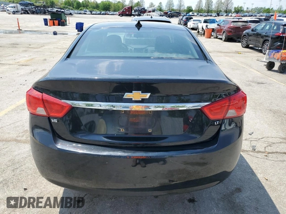 2017 Chevrolet Impala LT with VIN 2G1105S31H9147575, listed as a Copart auction lot 54390745 with 184,008 mi miles and Salvage Title. Bid and sale history available at DreamBid. Image 6.