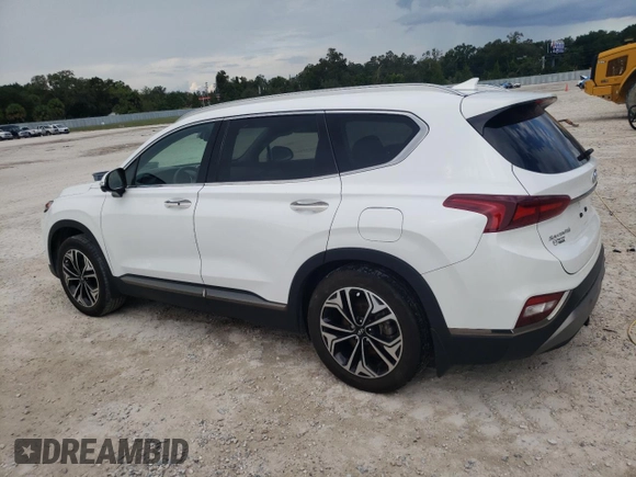2020 Hyundai Santa Fe Limited with VIN 5NMS53AA0LH239118, listed as a Copart auction lot 71769394 with 37,626 mi miles and Non Repairable. Bid and sale history available at DreamBid. Image 2.