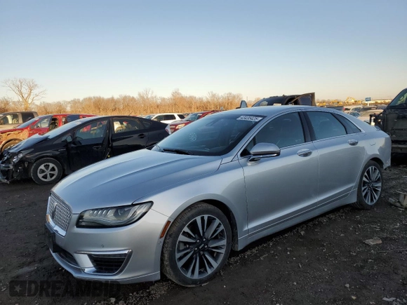 2017 Lincoln MKZ Select with VIN 3LN6L5CC1HR628452, listed as a Copart auction lot 43435425 with 69,752 mi miles and Salvage Title. Bid and sale history available at DreamBid. Image 1.