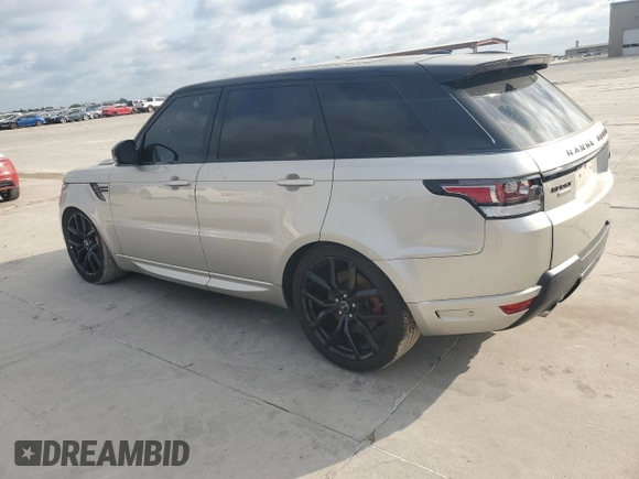 2015 Land Rover Range Rover Sport Autobiography with VIN SALWV2TF8FA604222, listed as a Copart auction lot 53517185 with Not provided miles and Salvage title. Bid and sale history available at DreamBid. Image 2.