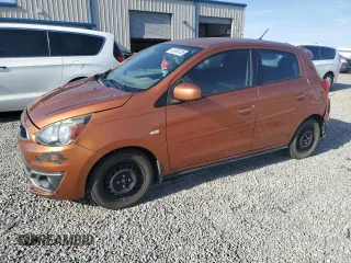 2018 Mitsubishi Mirage ES with VIN ML32A3HJ3JH000276, listed as a Copart auction lot 52456705 with 87,774 mi miles and Salvage title. Bid and sale history available at DreamBid. Image 1.