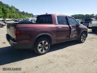 2017 Honda Ridgeline RTL-E with VIN 5FPYK3F71HB034018, listed as a Copart auction lot 51738165 with 125,242 mi miles and Salvage Title. Bid and sale history available at carsss.com. Image 3.