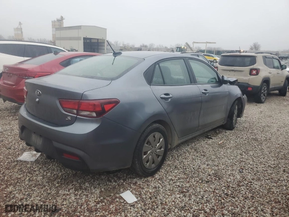 2019 Kia Rio S with VIN 3KPA24AB6KE196882, listed as a Copart auction lot 86561384 with 129,452 mi miles and Salvage Title. Bid and sale history available at carsss.com. Image 3.