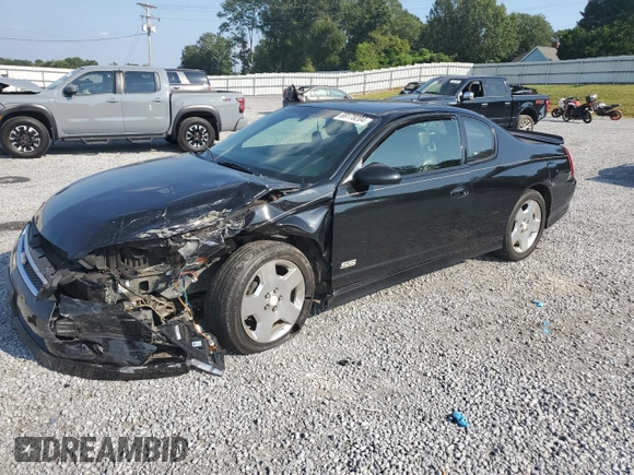 2006 Chevrolet Monte Carlo SS with VIN 2G1WL16C069248457, listed as a Copart auction lot 69178204 with 171,567 mi miles and Salvage Title. Bid and sale history available at carsss.com. Image 1.