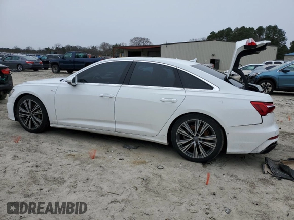 2019 Audi A6 Premium Plus with VIN WAUL2AF22KN098957, listed as a Copart auction lot 45488805 with 90,444 mi miles and Salvage Title. Bid and sale history available at carsss.com. Image 2.