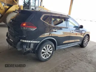 2018 Nissan Rogue S with VIN 5N1AT2MT1JC819560, listed as a Copart auction lot 53821785 with 57,197 mi miles and Salvage Title. Bid and sale history available at carsss.com. Image 3.