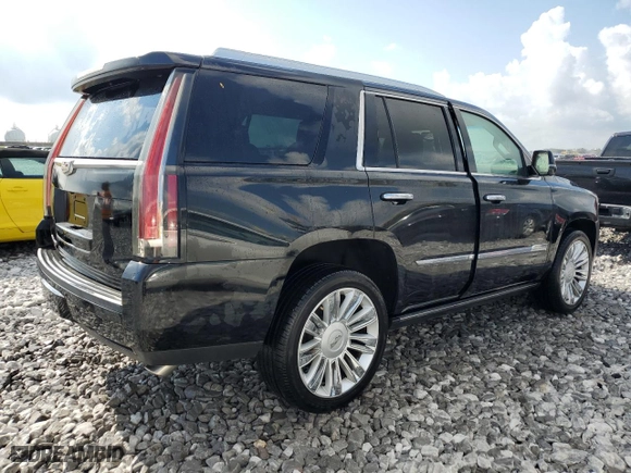 2016 Cadillac Escalade Platinum with VIN 1GYS3DKJ5GR105128, listed as a Copart auction lot 71834854 with 124,711 mi miles and Non Repairable. Bid and sale history available at carsss.com. Image 3.