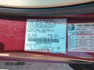 2007 Ford Fusion SEL with VIN 3FAHP08117R137542, listed as a IAAI auction lot 41842674 with 203,220 mi miles. Bid and sale history available at carsss.com. Image 9.