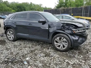 2021 Volkswagen Atlas SEL with VIN 1V2BE2CA7MC213069, listed as a Copart auction lot 55888815 with 45,712 mi miles and Salvage title. Bid and sale history available at DreamBid. Image 4.