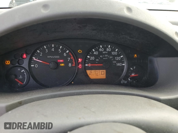 2012 Nissan Frontier S with VIN 1N6BD0CT9CC437322, listed as a Copart auction lot 57241845 with 161,943 mi miles and Salvage title. Bid and sale history available at DreamBid. Image 9.