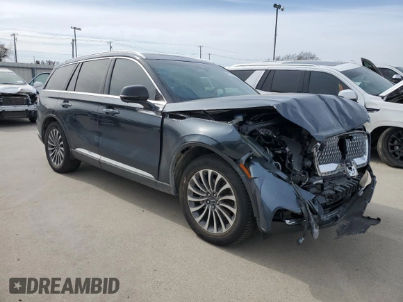 2022 Lincoln Aviator Reserve z VIN 5LM5J7WC2NGL17296, wystawiony jako Copart lot #48116645 z przebiegiem 39 385 mil mil oraz Szkoda całkowita • Salvage title. Historia ofert i sprzedaży dostępna na DreamBid. Obrazek 4.