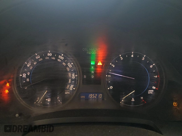 2006 Lexus IS 250 with VIN JTHBK262465011858, listed as a Copart auction lot 55466245 with 195,210 mi miles and Salvage title. Bid and sale history available at DreamBid. Image 9.