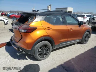 2021 Nissan Kicks SR with VIN 3N1CP5DV0ML535644, listed as a Copart auction lot 48208705 with 31,094 mi miles and Salvage Title. Bid and sale history available at carsss.com. Image 3.