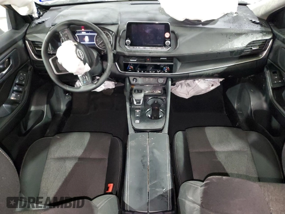 2025 Nissan Rogue SV with VIN 5N1BT3BA7SC764724, listed as a Copart auction lot 55484785 with 23,710 mi miles and Non Repairable. Bid and sale history available at DreamBid. Image 8.