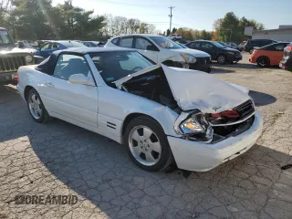 1999 Mercedes-Benz SL-Class with VIN WDBFA68F3XF183399, listed as a Copart auction lot 76908024 with 136,337 mi miles and Salvage Title. Bid and sale history available at carsss.com. Image 4.