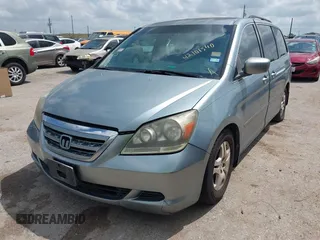 2005 Honda Odyssey EX-L with VIN 5FNRL38735B118506, listed as a IAAI auction lot 42101540 with 159,688 mi miles. Bid and sale history available at carsss.com. Image 2.