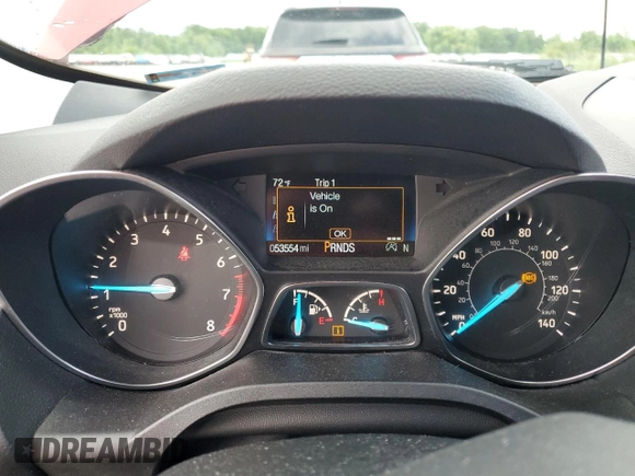 2019 Ford Escape Titanium with VIN 1FMCU0J98KUC00873, listed as a Copart auction lot 61674305 with 53,554 mi miles and Salvage title. Bid and sale history available at DreamBid. Image 9.