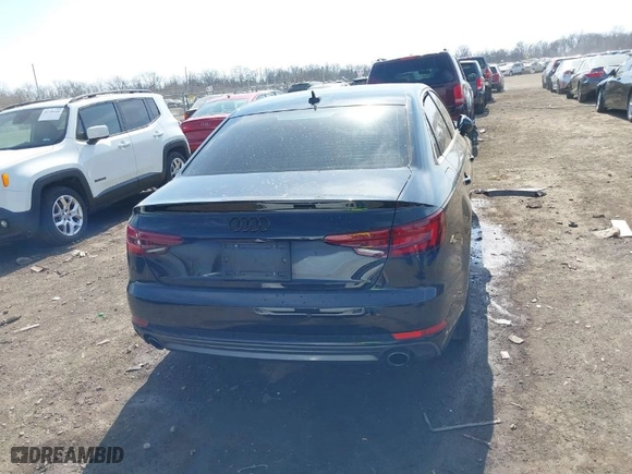 2018 Audi A4 Premium Plus with VIN WAUENAF45JN020317, listed as a IAAI auction lot 41804170 with 41,849 mi miles. Bid and sale history available at carsss.com. Image 16.