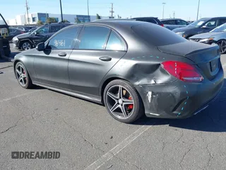 2016 Mercedes-Benz C 450 AMG with VIN 55SWF6EBXGU141867, listed as a IAAI auction lot 41596461 with 126,565 mi miles and . Bid and sale history available at carsss.com. Image 3.