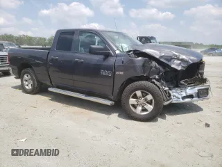2018 Ram 1500 Tradesman with VIN 1C6RR6FT7JS211582, listed as a Copart auction lot 59481155 with 134,004 mi miles and Salvage title. Bid and sale history available at DreamBid. Image 4.