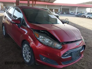 2014 Ford Fiesta SE with VIN 3FADP4BJ1EM111984, listed as a IAAI auction lot 41928387 with 109,641 mi miles. Bid and sale history available at carsss.com. Image 1.