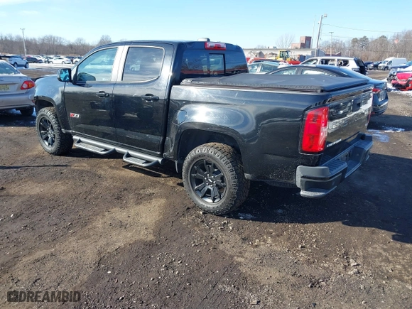 2021 Chevrolet Colorado 4WD Z71 with VIN 1GCGTDEN1M1218370, listed as a IAAI auction lot 41399486 with 28,288 mi miles. Bid and sale history available at carsss.com. Image 3.